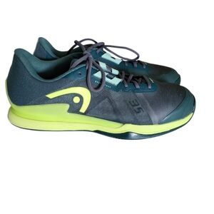 HEAD Sprint PRO 3.5 Clay Green Turquoise Athletic Tennis Shoe Sneaker Men 14 Bal